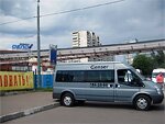 Бесплатный автобус Genser в пункт аренды автомобилей АрендаАвто-трж на ул.Добролюбова